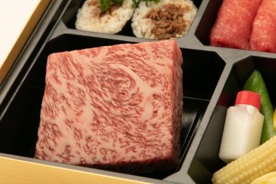 極上霜降りステーキ＆黒毛和牛の肉寿司【A5ランク】-secoundlargeimage