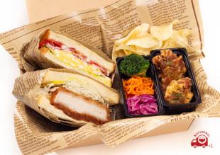 東京都にサンドイッチ ハンバーガーで人気の弁当配達 宅配デリバリー くるめし弁当
